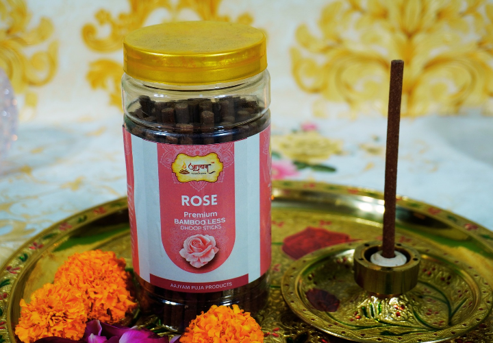 Rose dhoop stick (60 sticks)